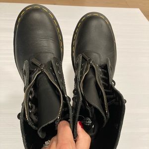 Dr. Martens: 1460 WOMEN'S PASCAL NAPPA ZIPPER BOOTS